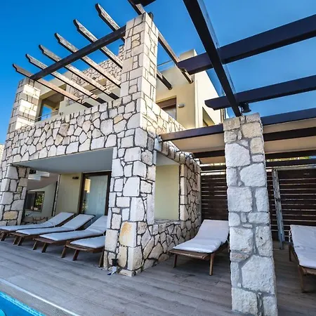 Majestic Crete Heated Pool And Sauna Villa Megala Chorafia
